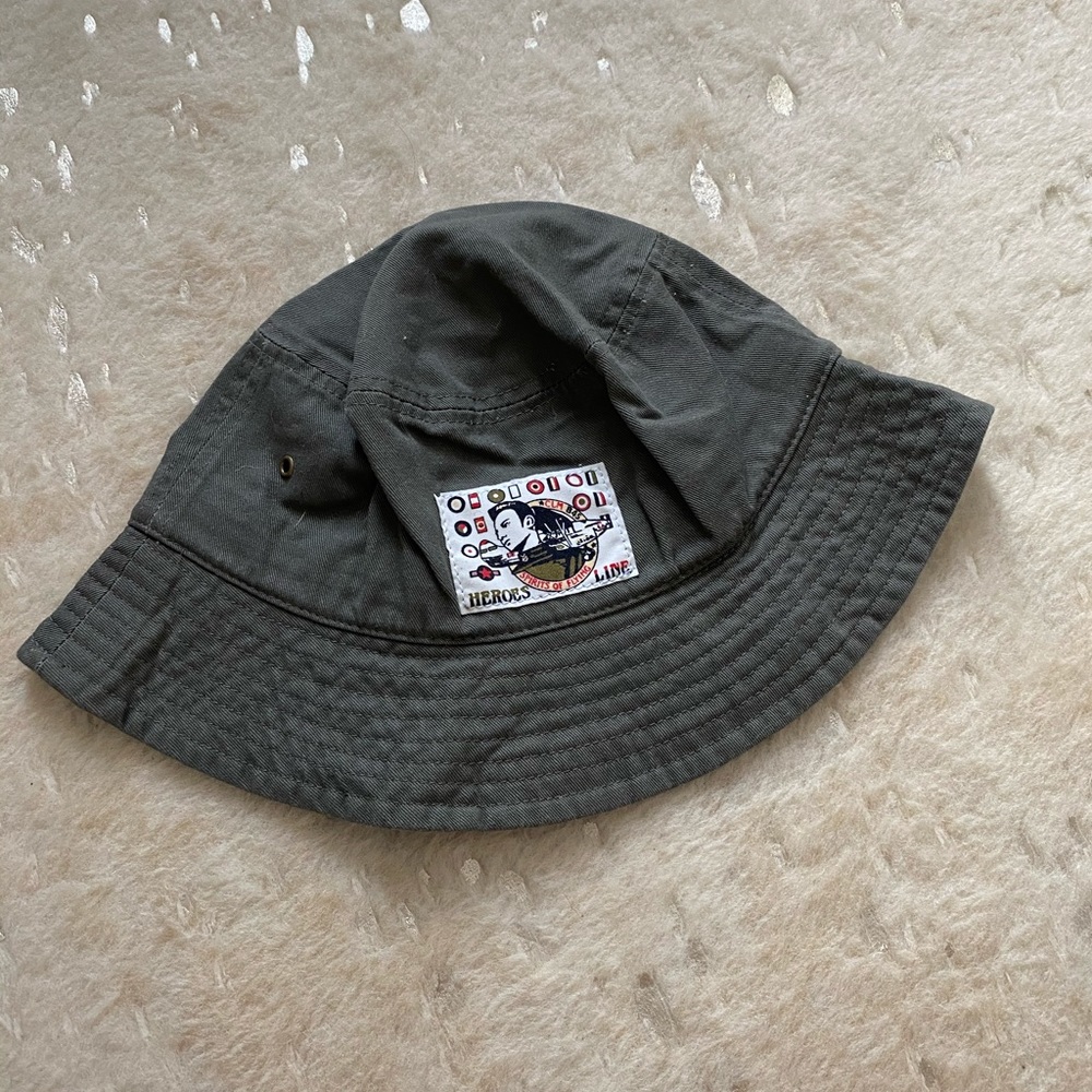 Vintage Flight Patch Bucket Hat